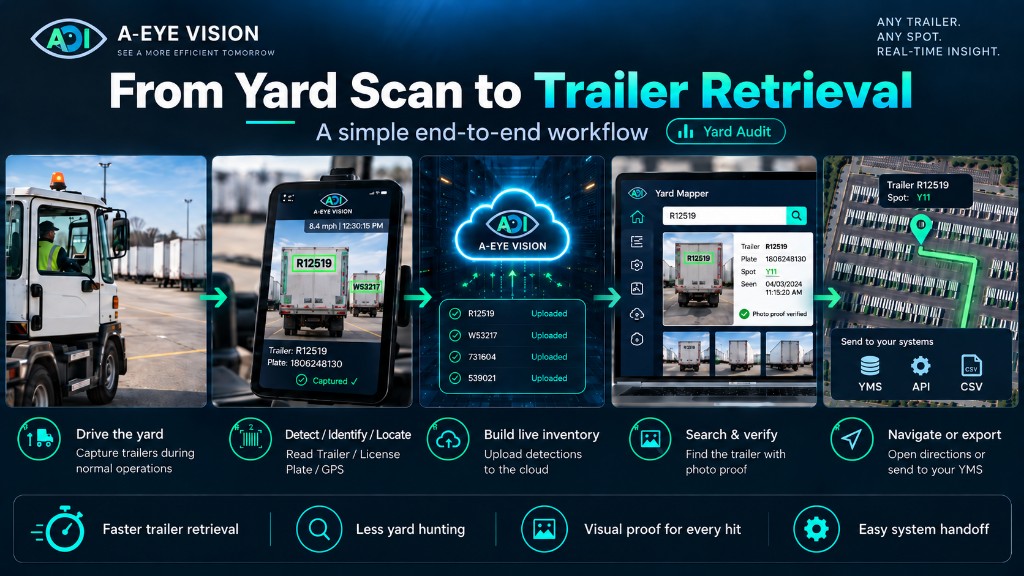 From yard scan to trailer retrieval: end-to-end YardMapper workflow